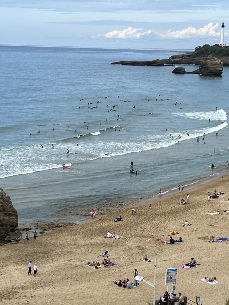 C’est déjà l’été à Biarritz 