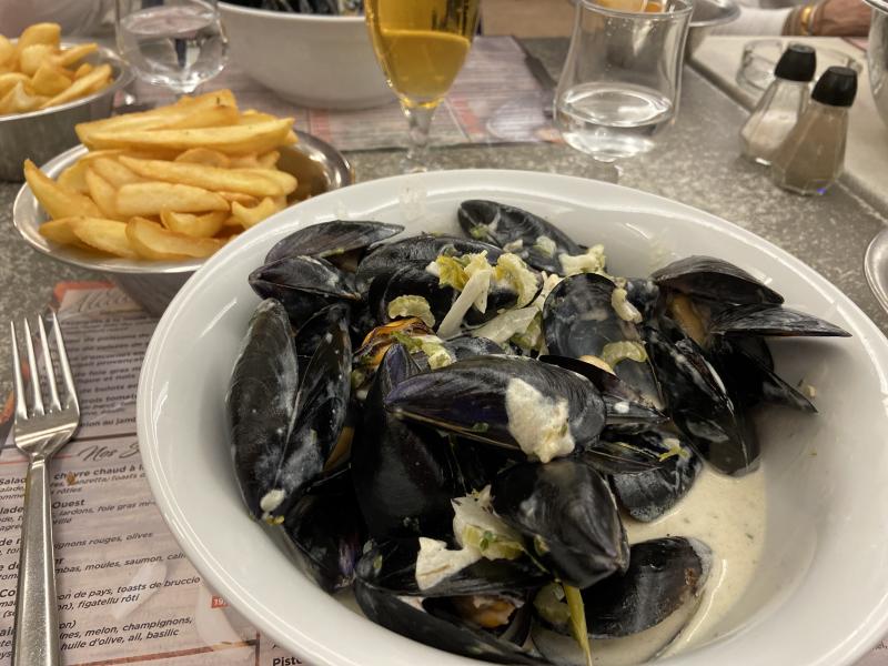 Moules frites chez Alain