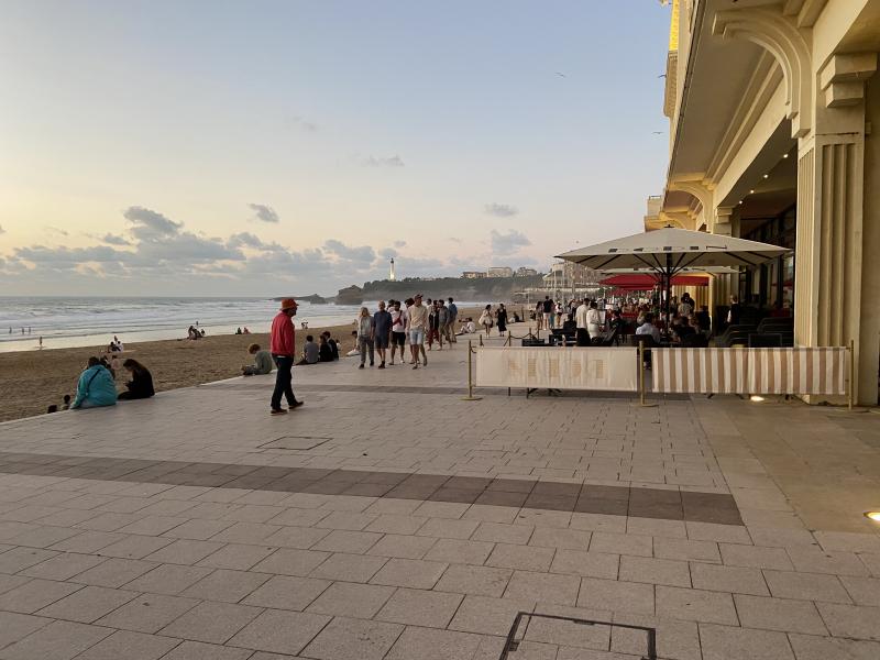 Les soirées sur la Grande Plage de Biarritz 