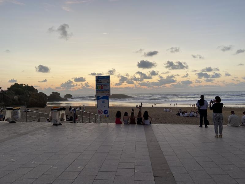 Les soirées sur la Grande Plage de Biarritz 