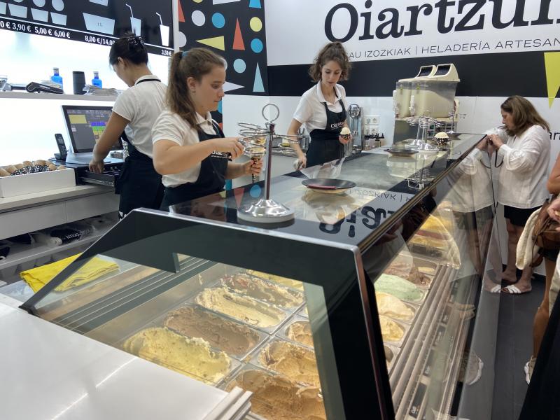 Une glace chez Oiartzun