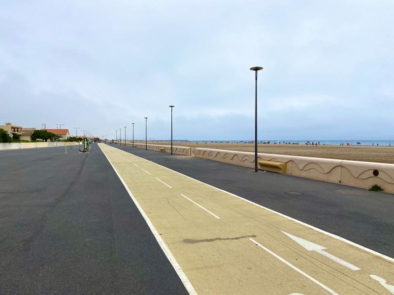 Piste cyclable à Narbonne Plage