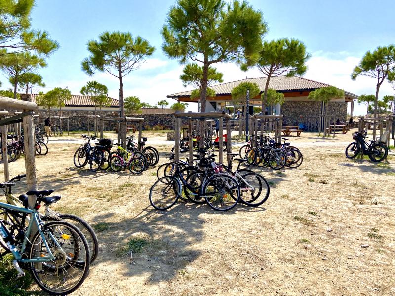 Piste cyclable à Narbonne Plage