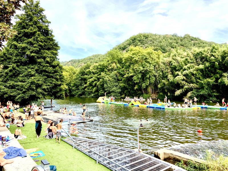 Les bains dans le Viaur