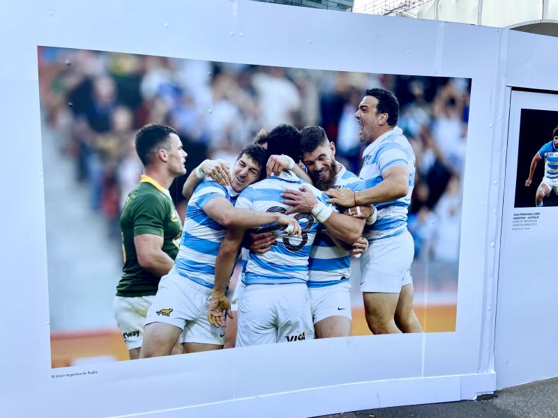 Expo photo Coupe du monde de Rugby Gare d’Austerlitz