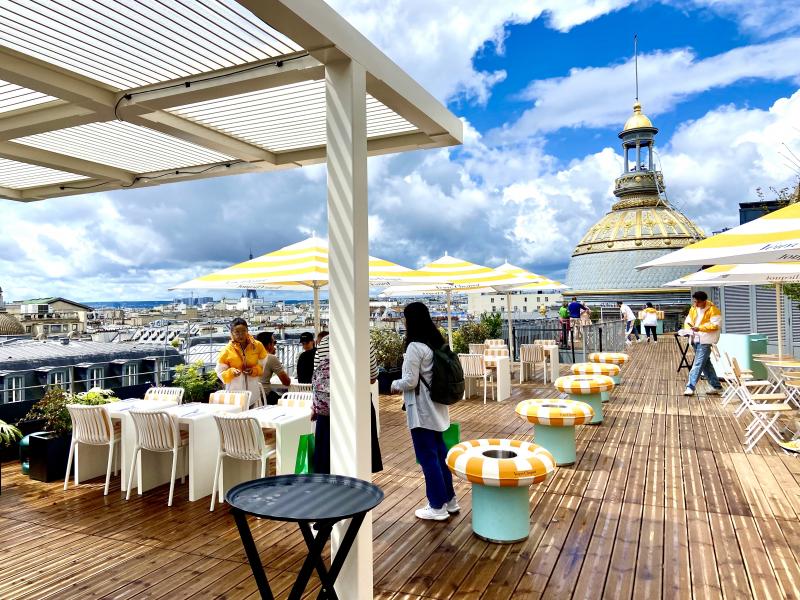 Veuve Clicquot Sun Club au Printemps Haussmann