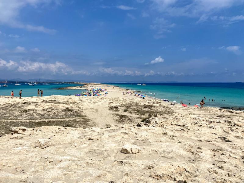 Plage Ses Illetes Parc naturel des Salines