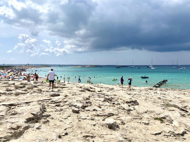 Plage Ses Illetes Parc naturel des Salines